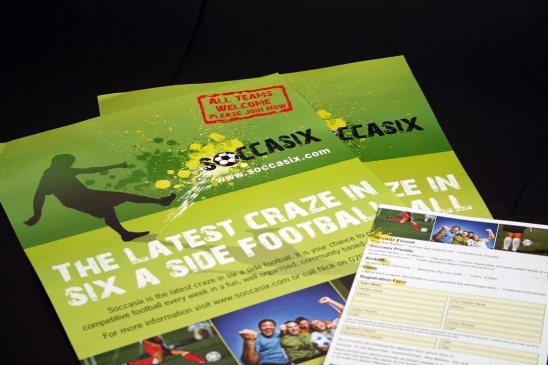 Flyer Design for Soccersix