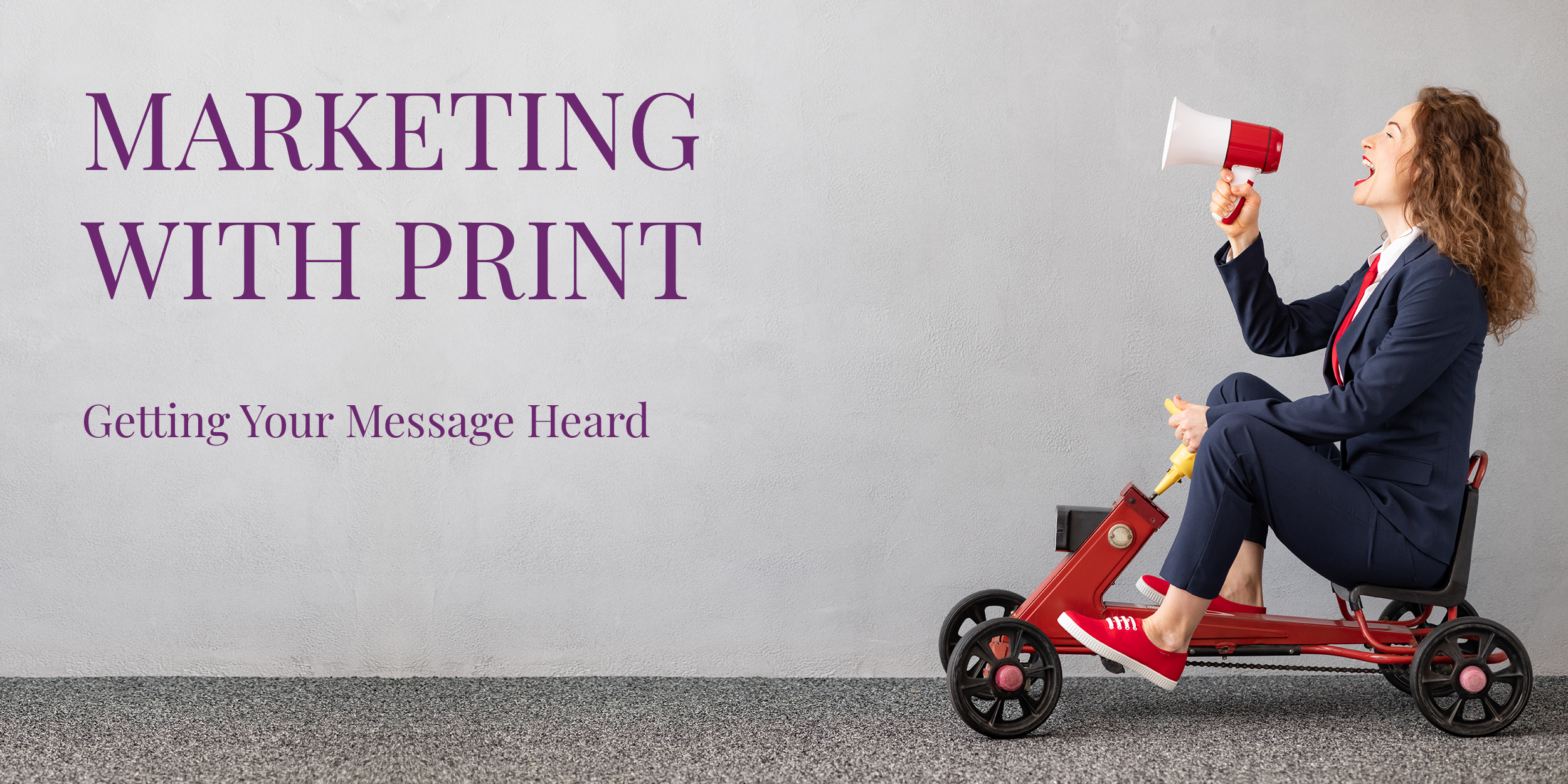 Marketing with print header image